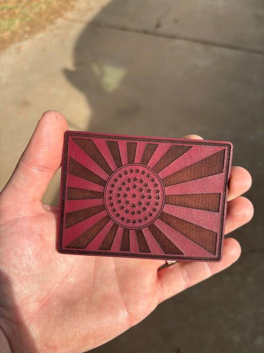 Japan & America Leather Patch