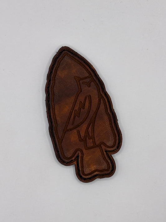 Ex Umbris Design Leather Velcro Patch