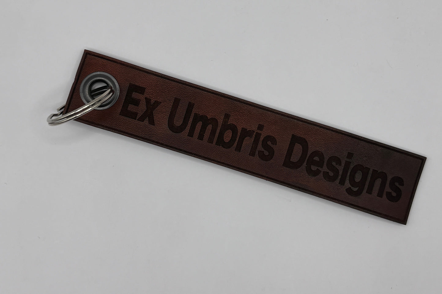 Ex Umbris Designs Leather Keychain