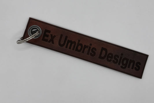 Ex Umbris Designs Leather Keychain