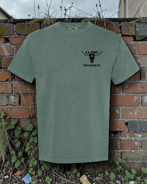 Comfort Colors Embroidered LRC Longhorn Tee